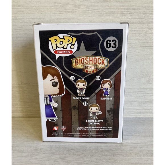FUNKO POP! GAMES: BIOSHOCK Infinite vinyl figure - Elizabeth #63 New & Rare - Picture 3 of 3